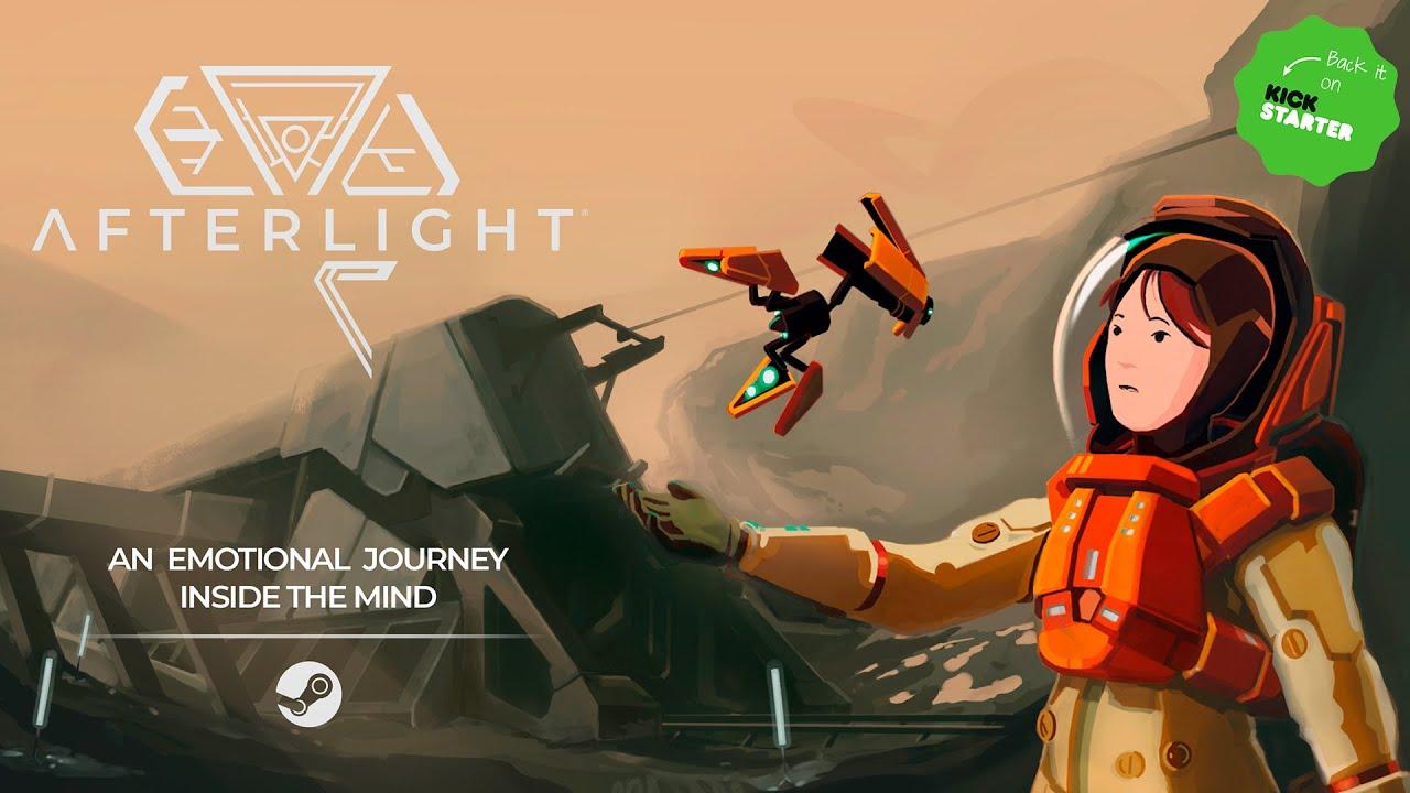 In the  puzzle-adventure Afterlight, you play as an isolated astronaut  on Titan | GamingOnLinux