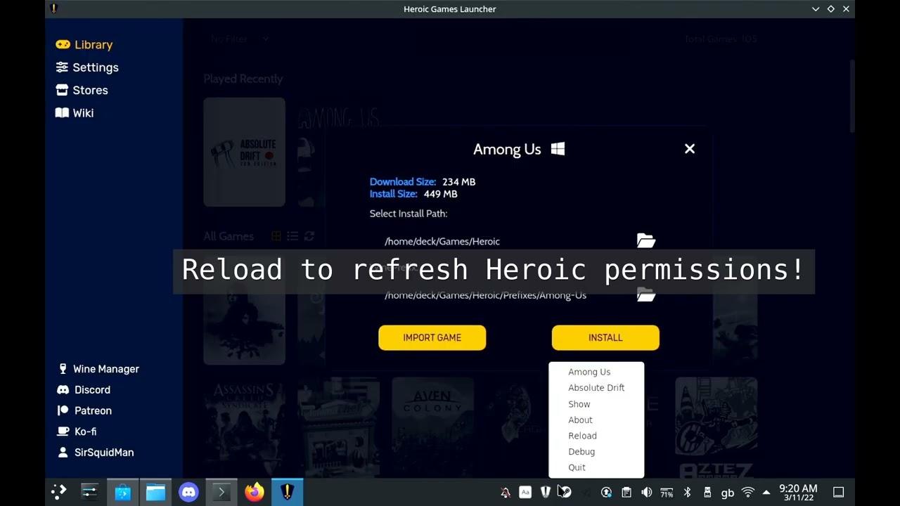 Games support is coming soon to Heroic Games Launcher