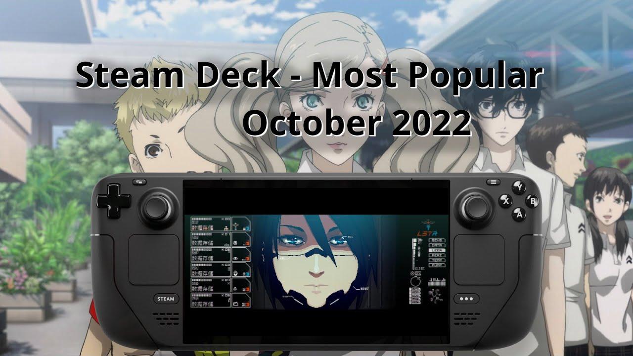 Valve reveals most played Steam Deck games throughout 2022