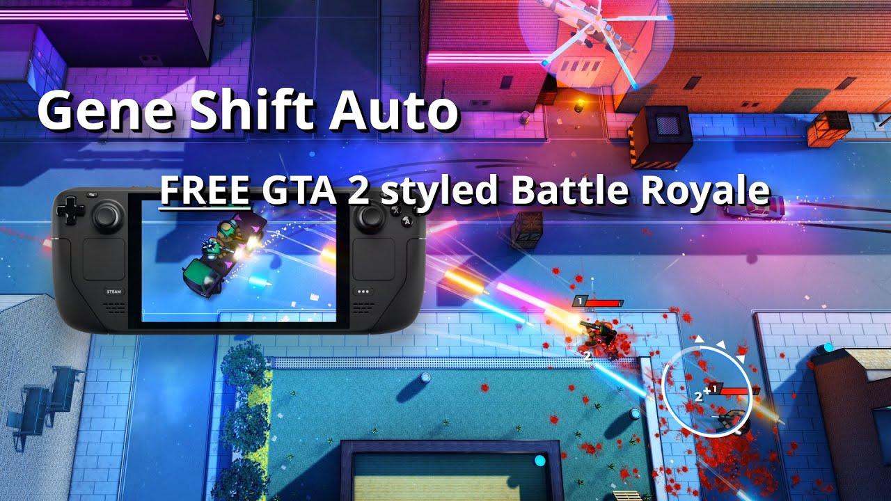 Top-down PvPvE Battle Royale game Gene Shift Auto now free to play