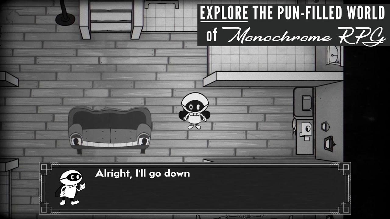 Monochrome RPG is channelling 1920s animation into a comedy adventure |  GamingOnLinux