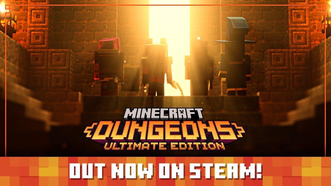 Minecraft Dungeons is coming to Steam