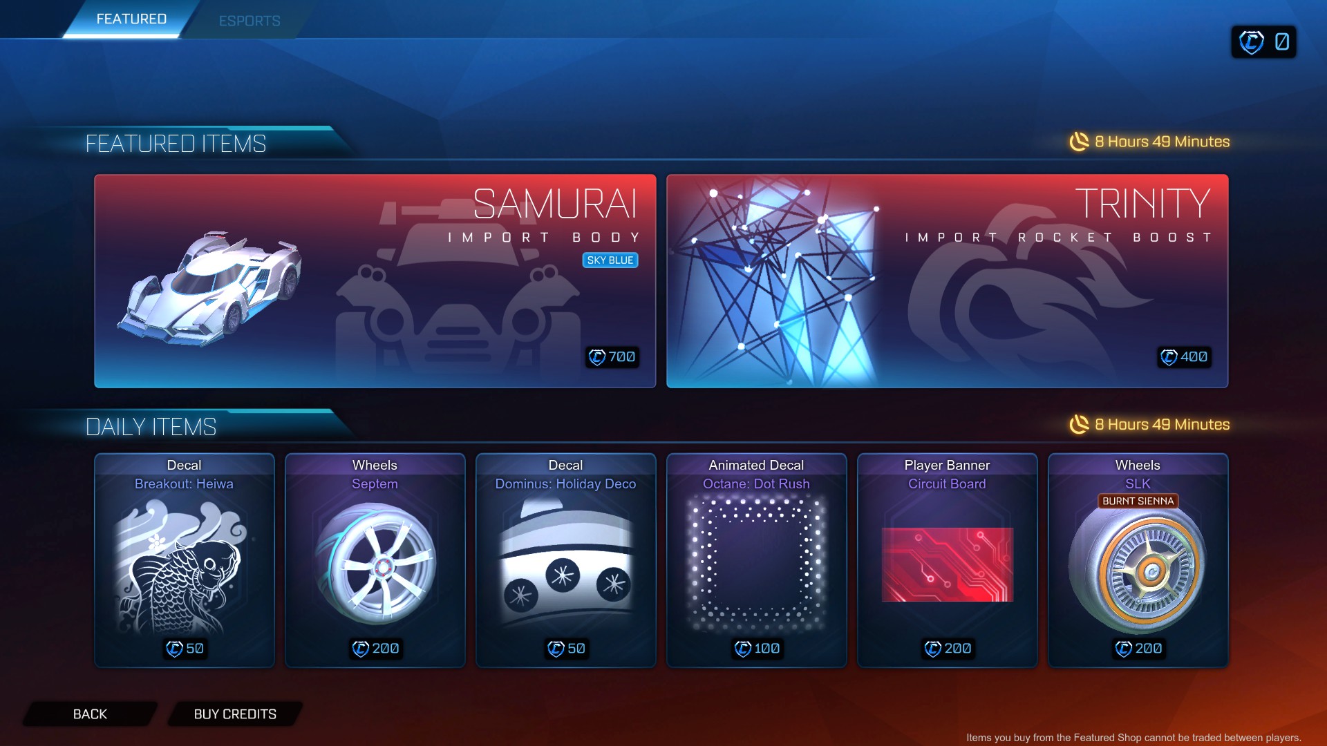 Rocket league prices - gertyspeak