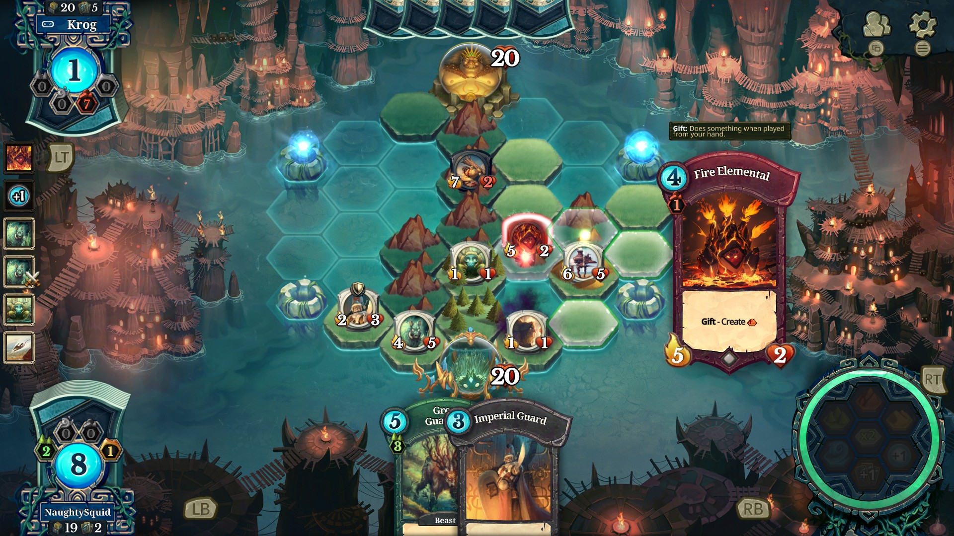 Unique Deck Builder Faeria Has A Huge Patch Out With Gamepad Support Gamingonlinux