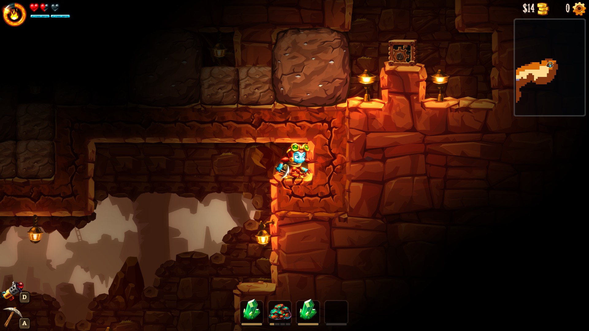 SteamWorld Dig 2 Review - Digging Even Deeper - Game Informer