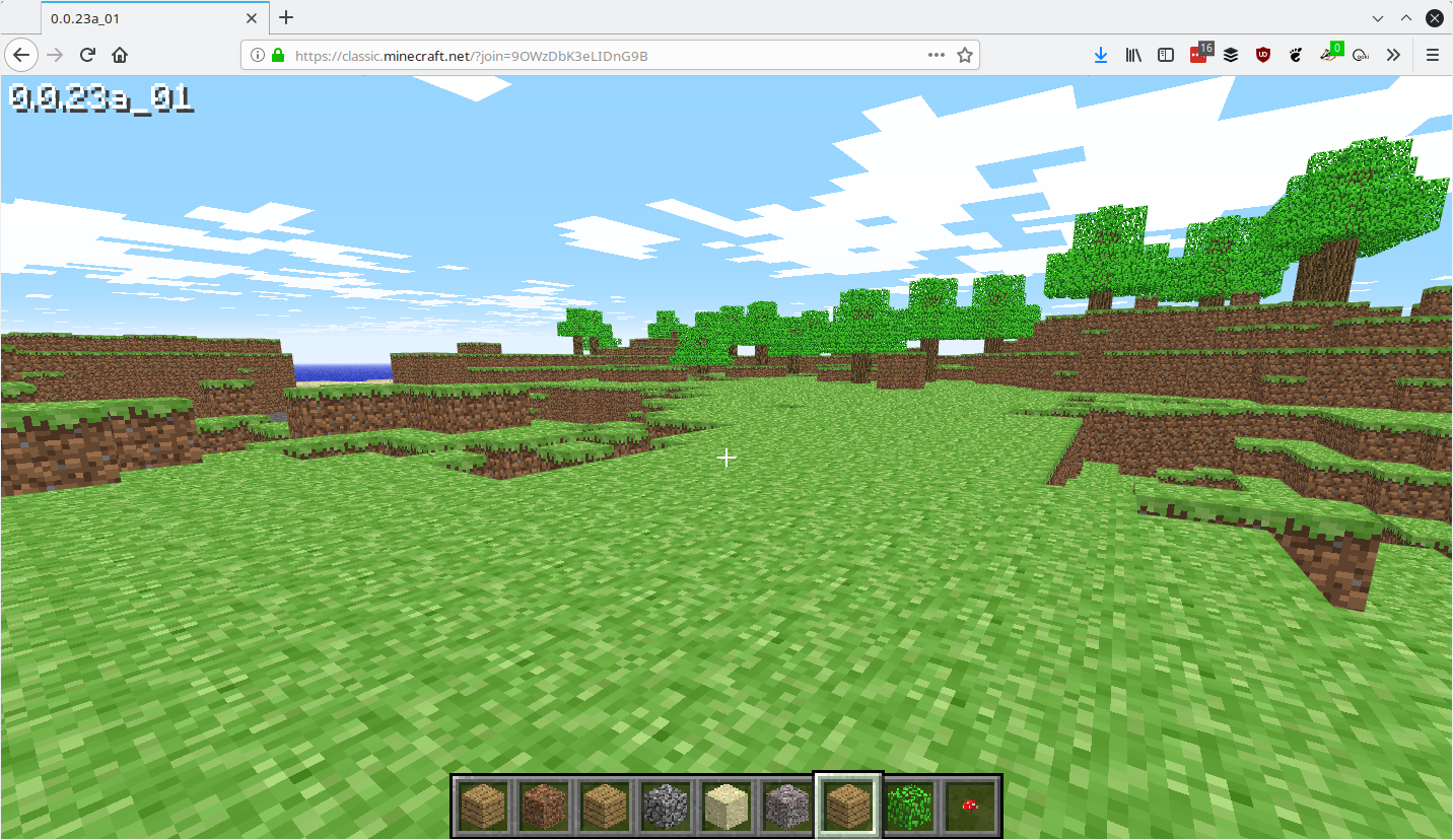 You can play Classic Minecraft in your browser. This also has multiplayer  through a shareable link. : r/teenagers