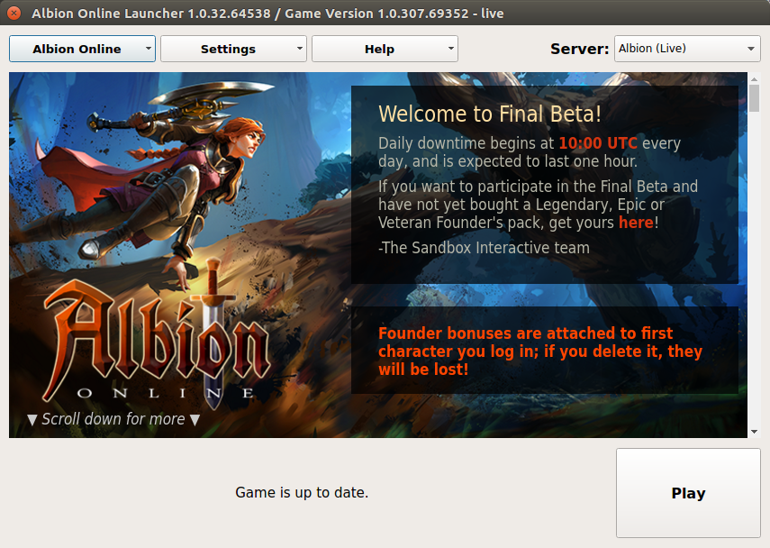 Major update to Albion Online, the fun MMORPG on Linux