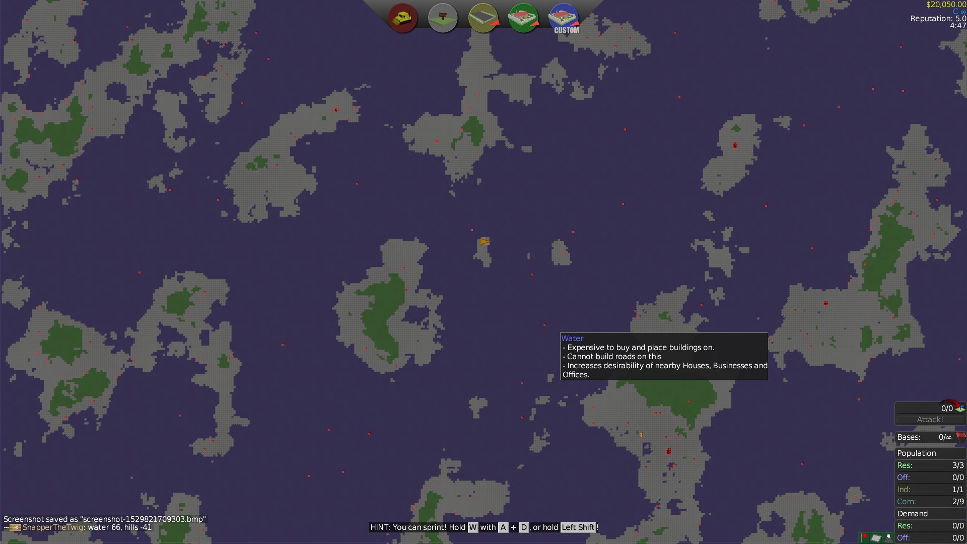 The urban block-based sandbox game 'Voxel Turf' adds new map generation ...