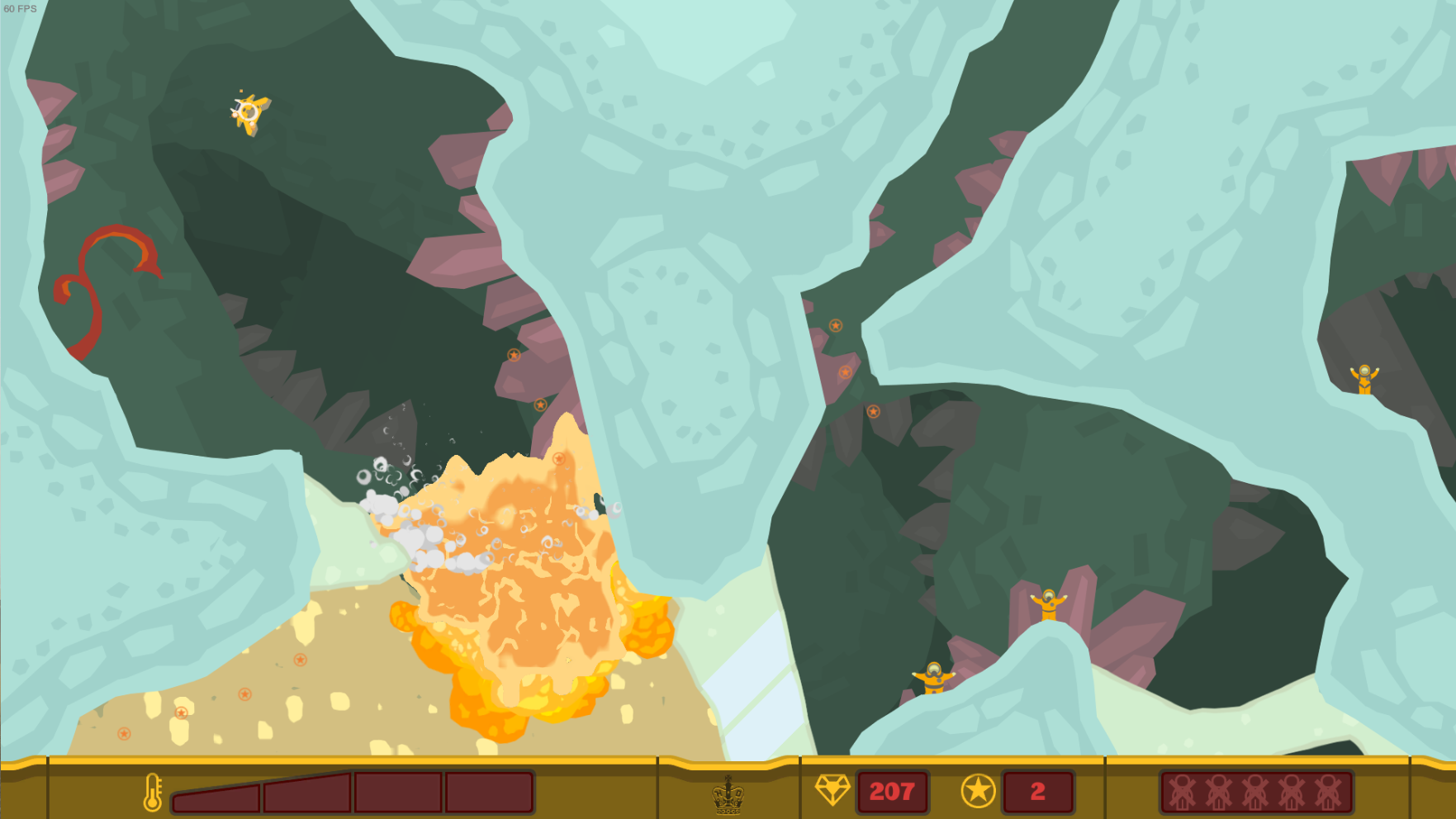 Play It Now Pixeljunk Shooter Gamingonlinux