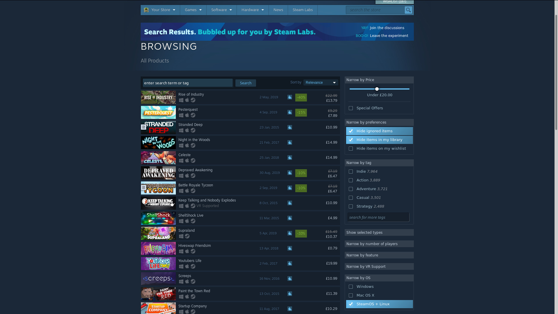 Steam Labs