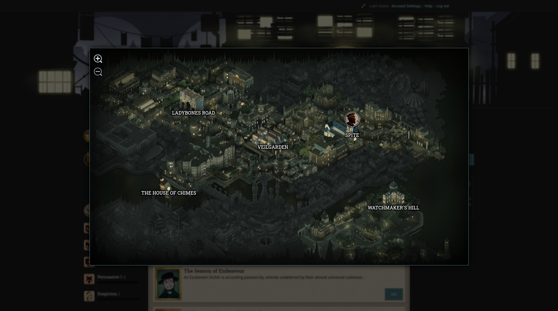 Fallen London the browser-based adventure from Failbetter now has a sweet  looking city