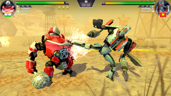 Clash of Robots is a pretty terrible mobile-port fighting game