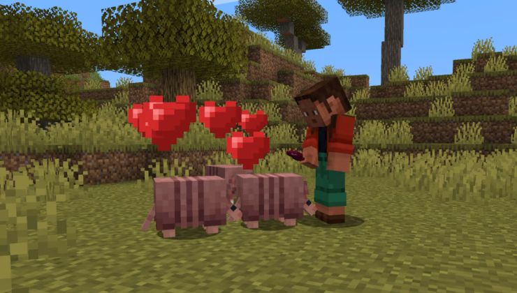 Minecraft v1.20.5 the Armored Paws drop replace is dwell now