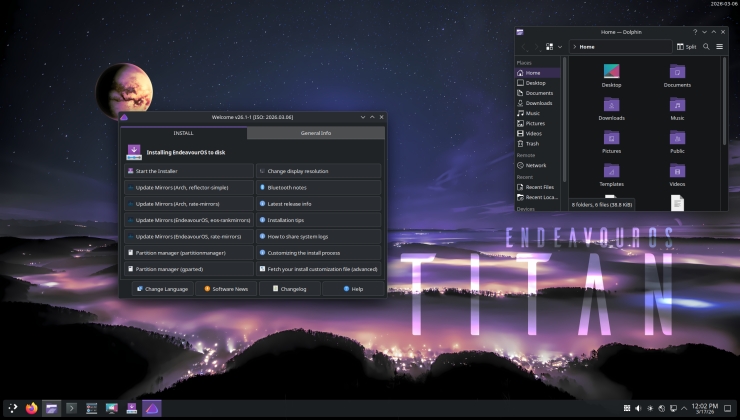 EndeavourOS Titan released, devs comment on age verification laws