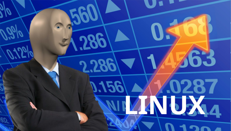 Linux stonks