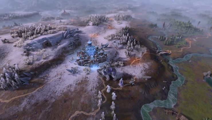 Total War: WARHAMMER III campaign map