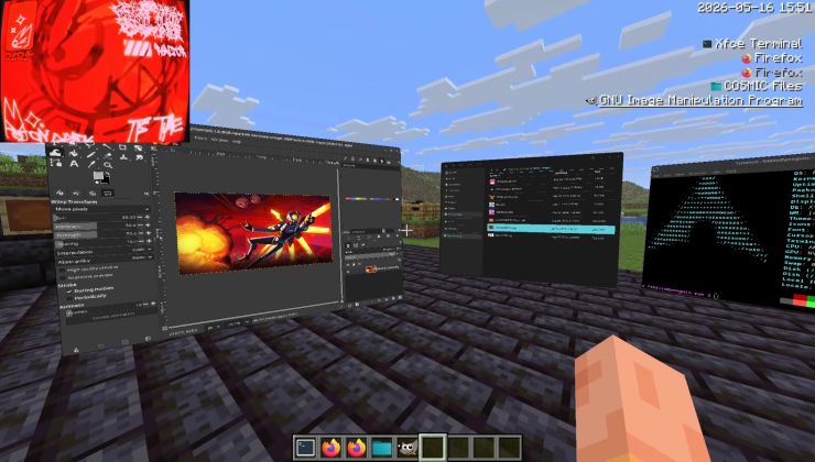 You think you've seen it all and then there's a Wayland Compositor inside Minecraft on Linux
