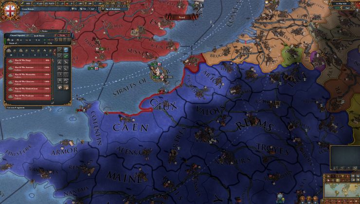 Europa Universalis 4 is getting war canoes in free update later this month