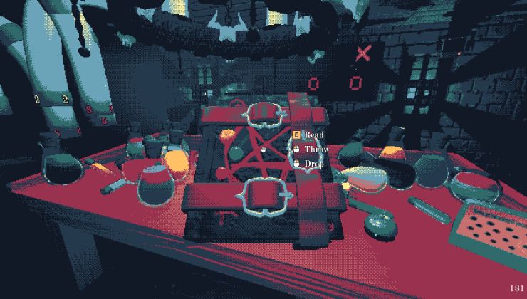 Sort out the Devil's mail in the spooky looking The Mailroom