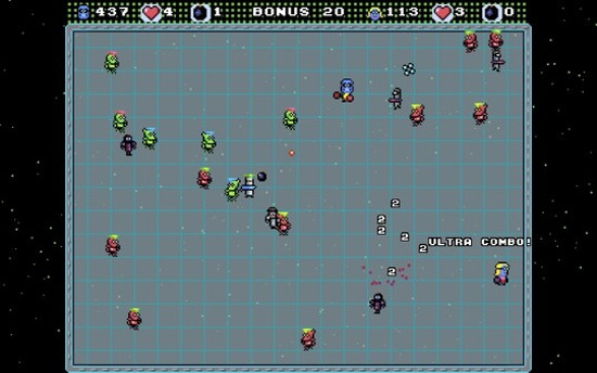 Super Blue Fighter A Casual Arcade Survival Game Now Has Linux Support Gamingonlinux