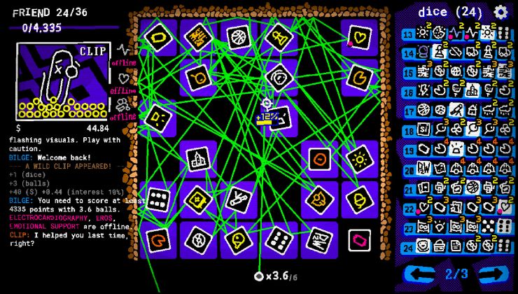 Pool game roguelike STICKER/BALL is total unfiltered score-chasing chaos