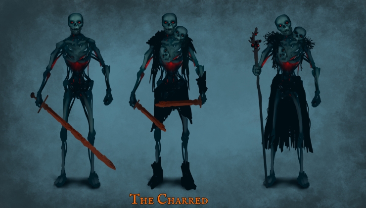 Ashlands Valheim concept art