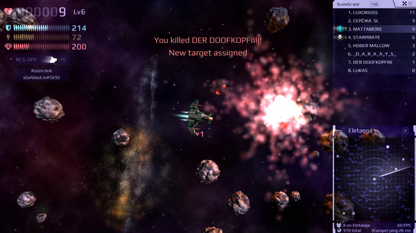 Starblast, a frantic online arcade space shooter is now out with Linux  support