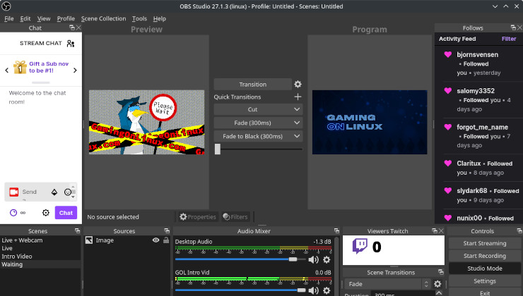 OBS Studio Screenshot