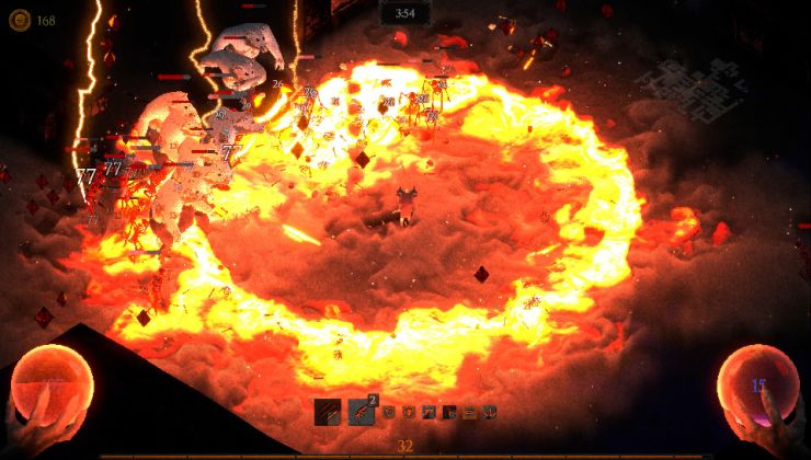 The fluid flames simulation in the upcoming bullet heaven Ignitement look awesome