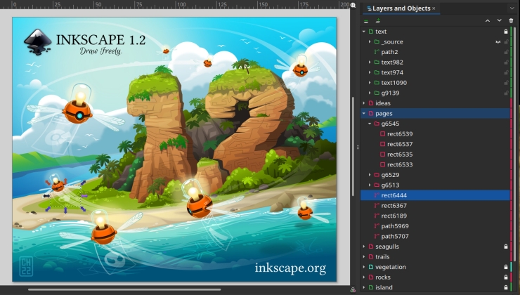 Inkscape screenshot