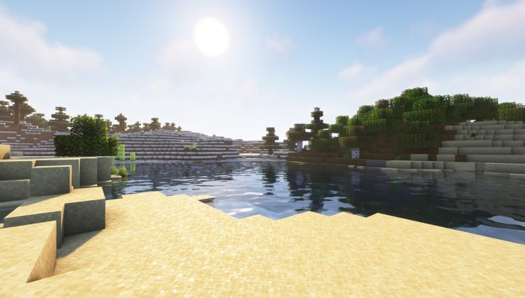 Minecraft with Complementary Shaders v4