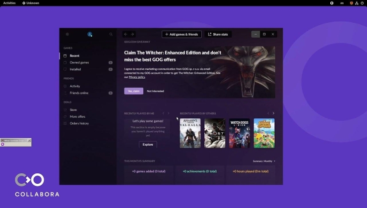 GOG Galaxy with Wayland + Wine