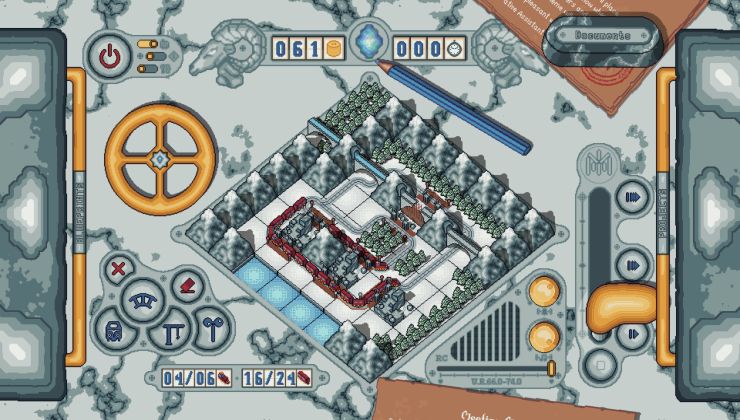 Keep goods moving along the rails in mini puzzler Upalu Mundi