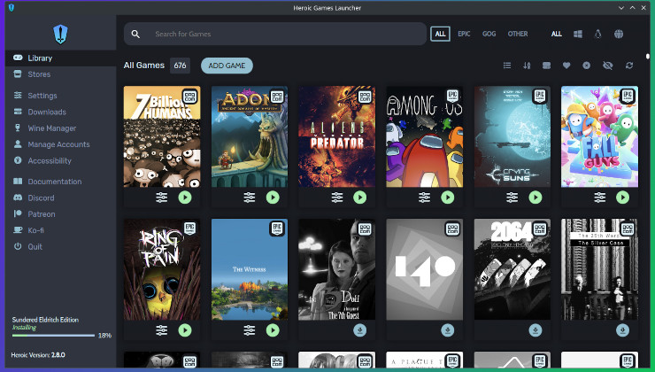 Heroic Games Launcher: play Epic Games Store and Gog games on Linux -  gHacks Tech News
