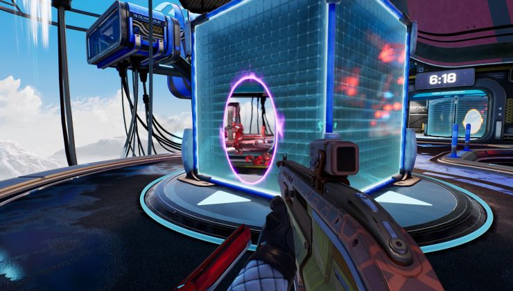 Splitgate a major update with a custom game option 