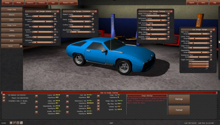 GearCity Screenshot