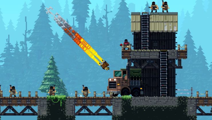 Indie Retro News: BROFORCE - An epic 2D action platformer with GORE!