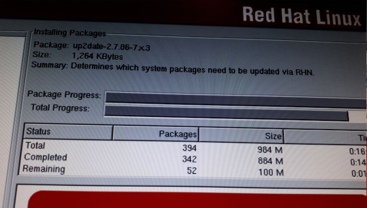 Red Hat Linux 7.3 Installer