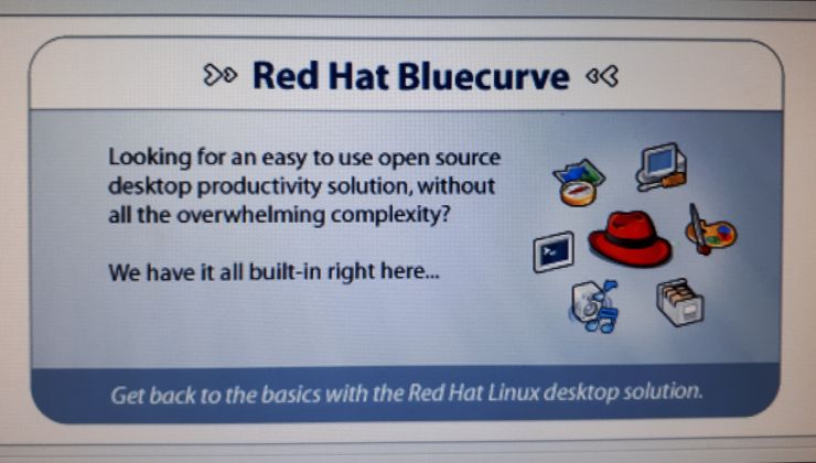 Red Hat Bluecurve promotional art