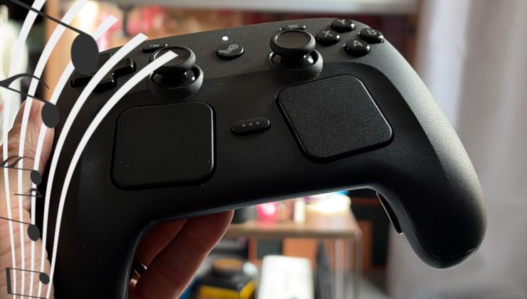 Not only will the new Steam Controller scream at you but it can play tunes as well