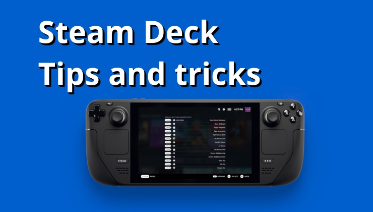 Steam Deck tips and trips logo