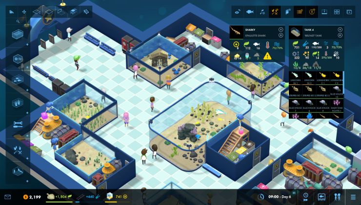 Aquarium building sim Megaquarium gets a big free update and new DLC